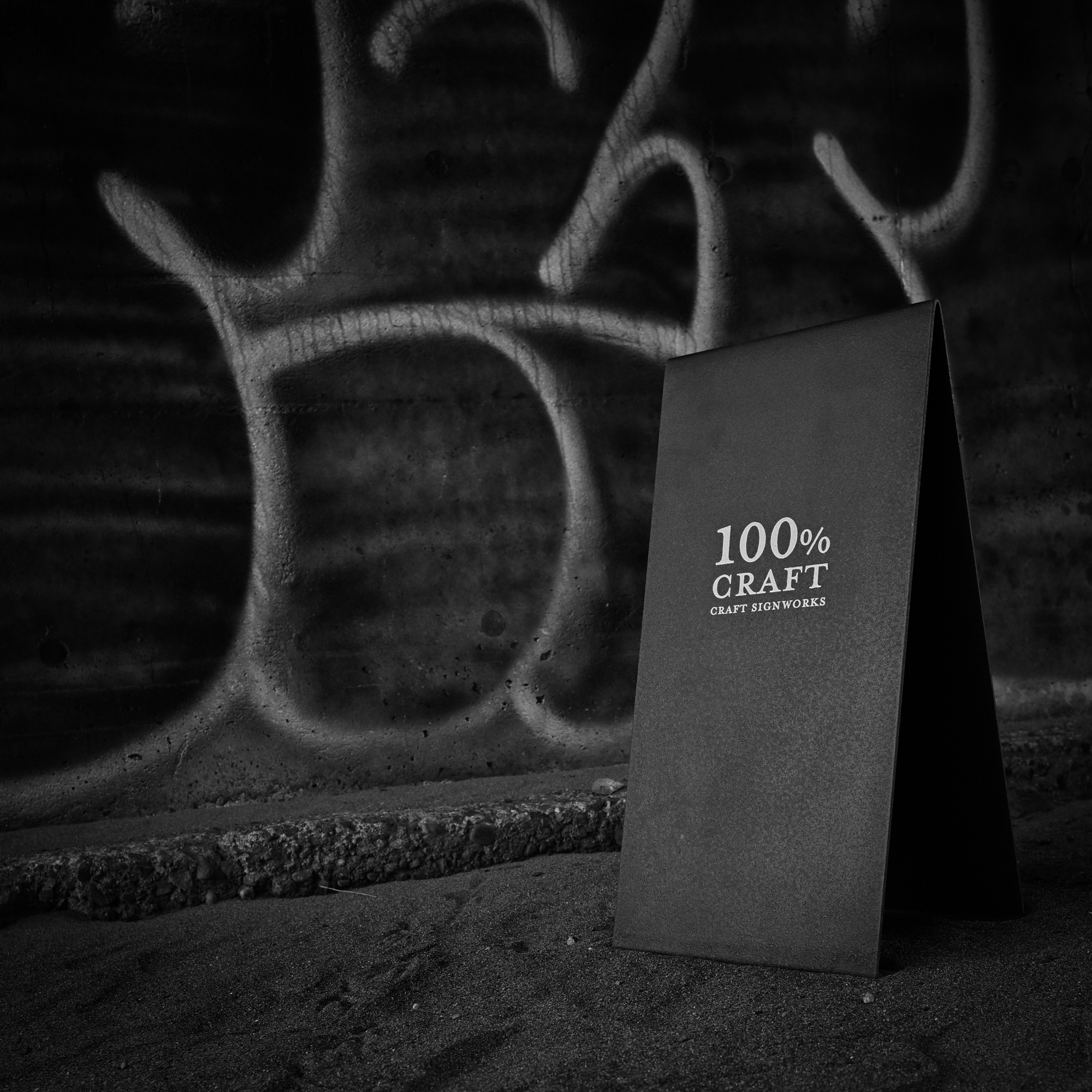 かっこいい鉄錆A型スタンド看板